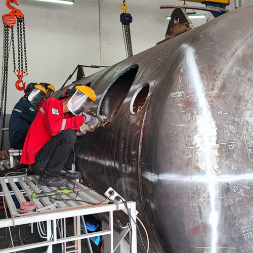 Proses Produksi Hyperbaric Chamber (2) Proses Produksi Hyperbaric Chamber (2)